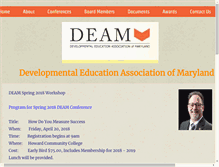 Tablet Screenshot of deammd.org
